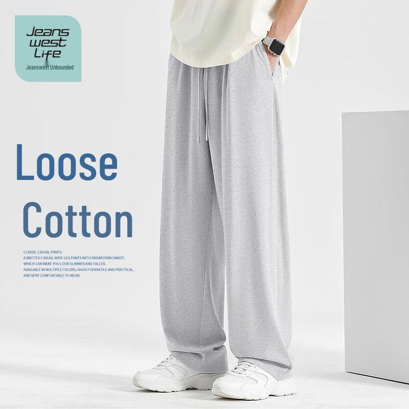 Jeanswest Men s Knitted Wide-Leg Casual Pants 2XL