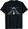 Pilot Flight Airplane Shirts 360 Phonetic Alphabet T-Shirt - Unisex Adult, Black