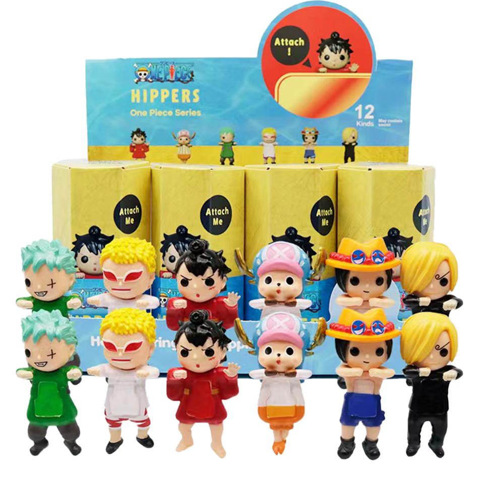 12PCS New One Piece Angel Hippers Blind Box Party Cute Doll Mystery Box Lucky Box Toys Unpacking Accessories Children Gifts