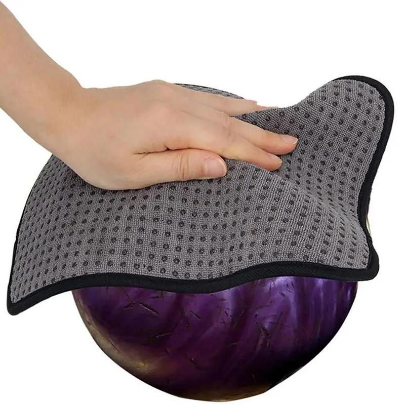 Mikrovláknový čisticí ručník na bowling Protiskluzová bowlingová semišová podložka Pratelný odstraňovač prachu a nečistot Lešticí podložky Vybavení