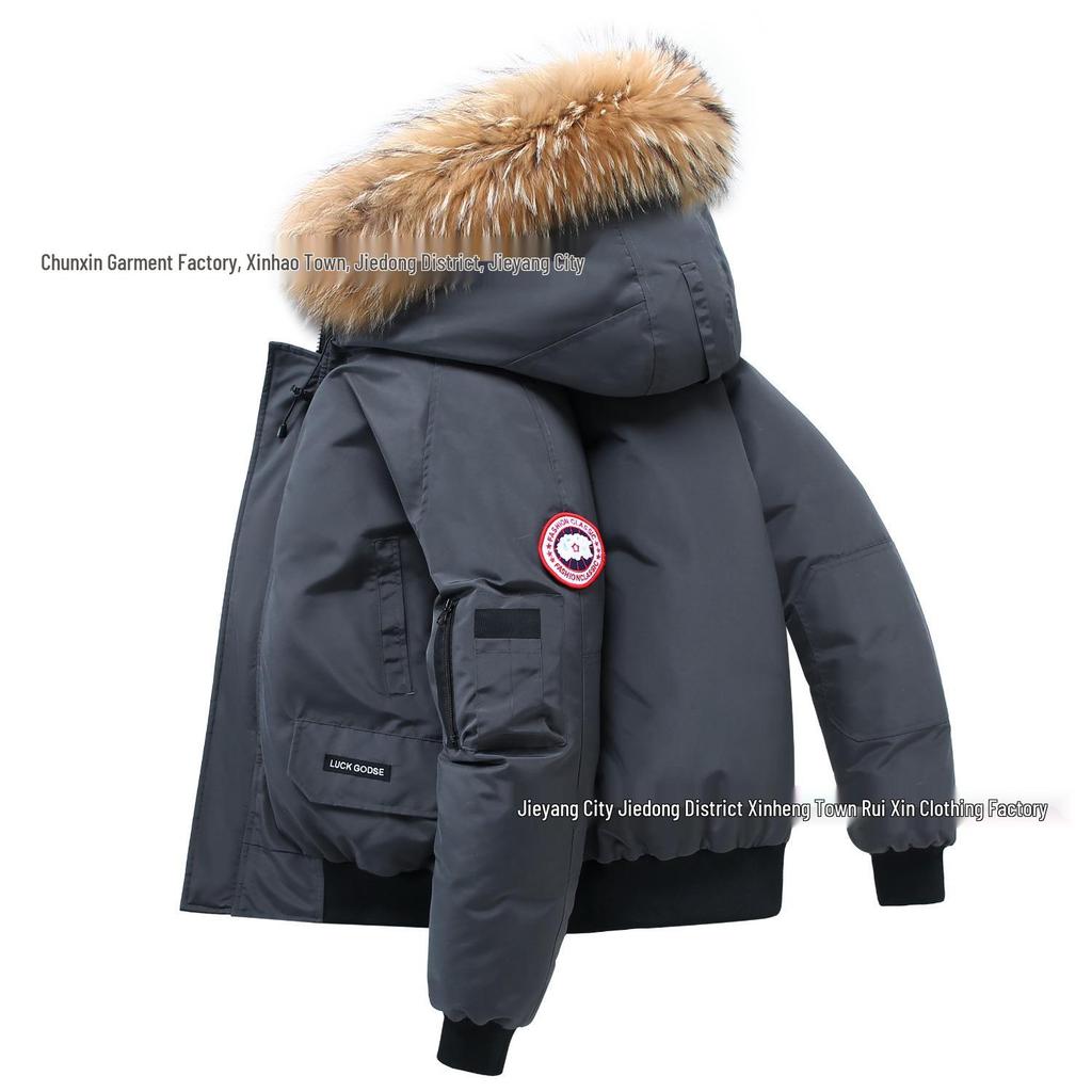 Women's American Style Down Jacket - 2025 Winter Warm, Windproof & Waterproof Pilot Coat