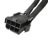 10× PCI Express 6-pin to Dual 8-pin (6+2 pin) GPU Video Card Power Adapter Cable