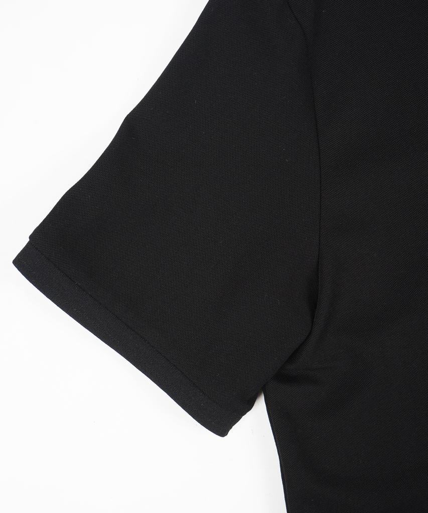 BIRBANTE Gentile Pique Collar T-Shirt - Black