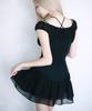 Leijeumiya Nymph Sasha Mini Dress [Black]