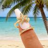Gold Plated Ring Women Sea Animals for Rhinestone Seahorse Turtle