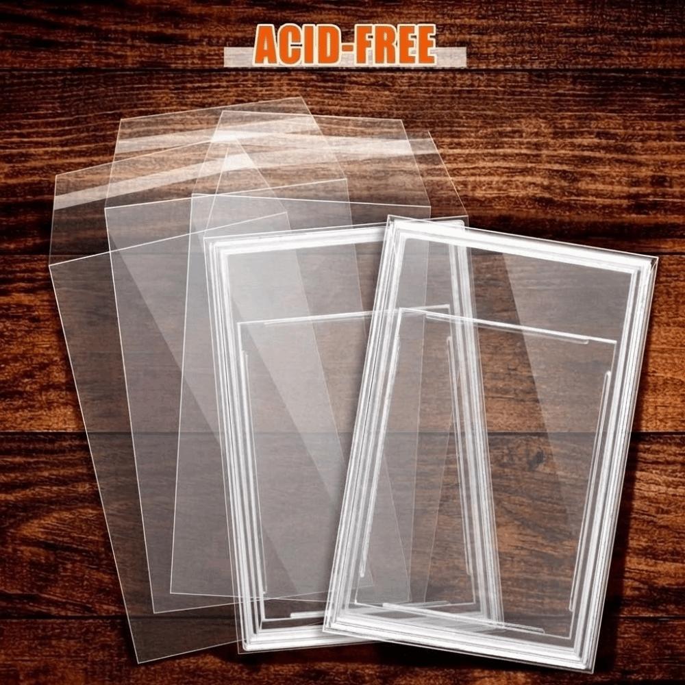 100 Sheets Strong PSA BGS Card Brick Film Waterproof Score Card Protective Film  For Card Box