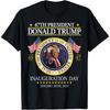 President Donald Trump Inauguration Day 2025 Memorabilia Cotton Men T Shirt