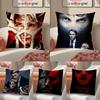 Dunkel Elegante TV-Serie HHannibal Kissenbezug Kissenhülle Kurzer Plüsch Verdeckter Reißverschluss Raum Sofa Kissenbezug