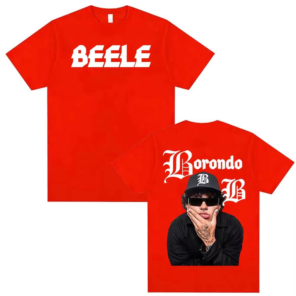 Rapper Beele Borondo Album Logo Graphic Tshirts Men Women Harajuku Vintage Hip Hop Punk T Shirt High Quality Short Sleeve Top