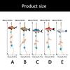 Wood Fish Wall Hanging Decors for Entryway, Bedroom, or Living Room, Ocean Theme Piece with Rope and Color Detail Trim