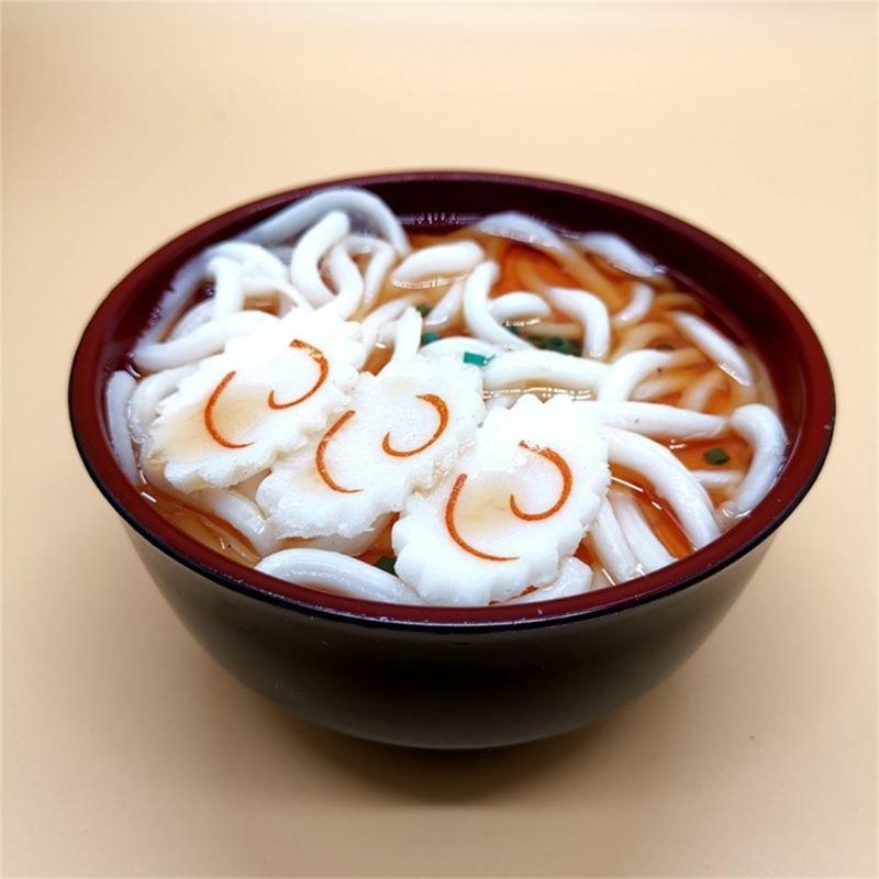 Simulation Food Model Noodles Rice Bowl Mold Window Decoration Photography Props Unique Early Education Puzzle Decor