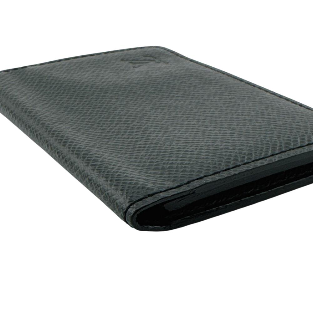 LOUIS VUITTON M30922 Taiga leather Anne Vert Cult De Visit Card Case black leather Used