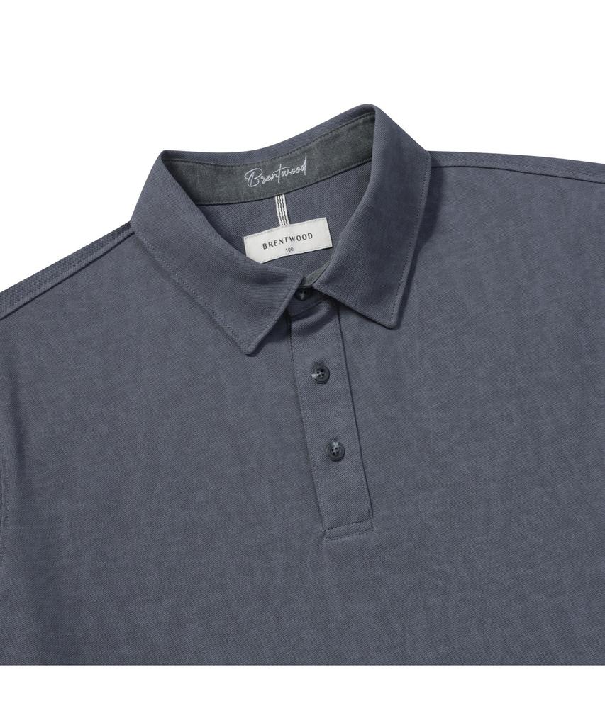 BRENTWOOD Dying Like Polo Neck T-Shirt Brtam25521Bux