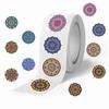 500 Pieces/rolling Sticker Hot-selling Tape Mandala Pattern Sticker Hand Account Material Decorative Envelope Seal Sticker