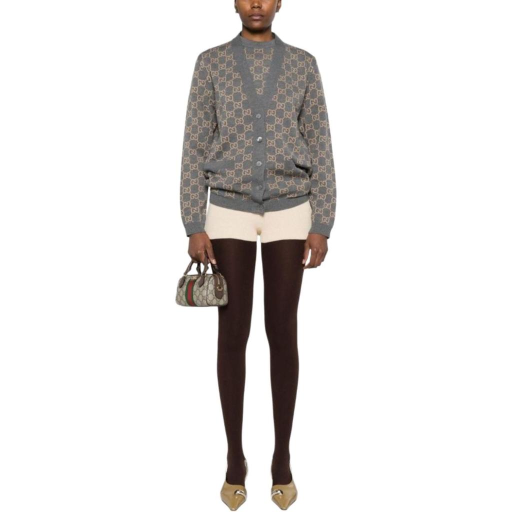 GUCCI Reversible Gg Jacquard Button Up Cardigan 798157-XKD8T-1013