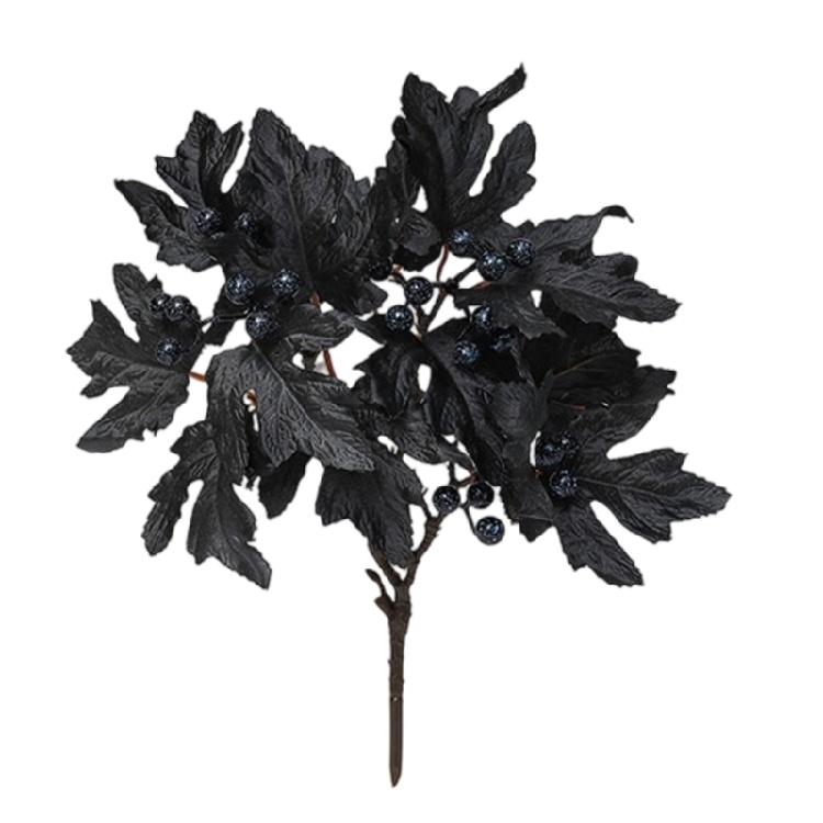 Autumns Velvety Touch Plant Collection Artificial Maples Leaf Pinecones Berries Cluster Long Time Fall Decors For Mantelpieces And Entryways