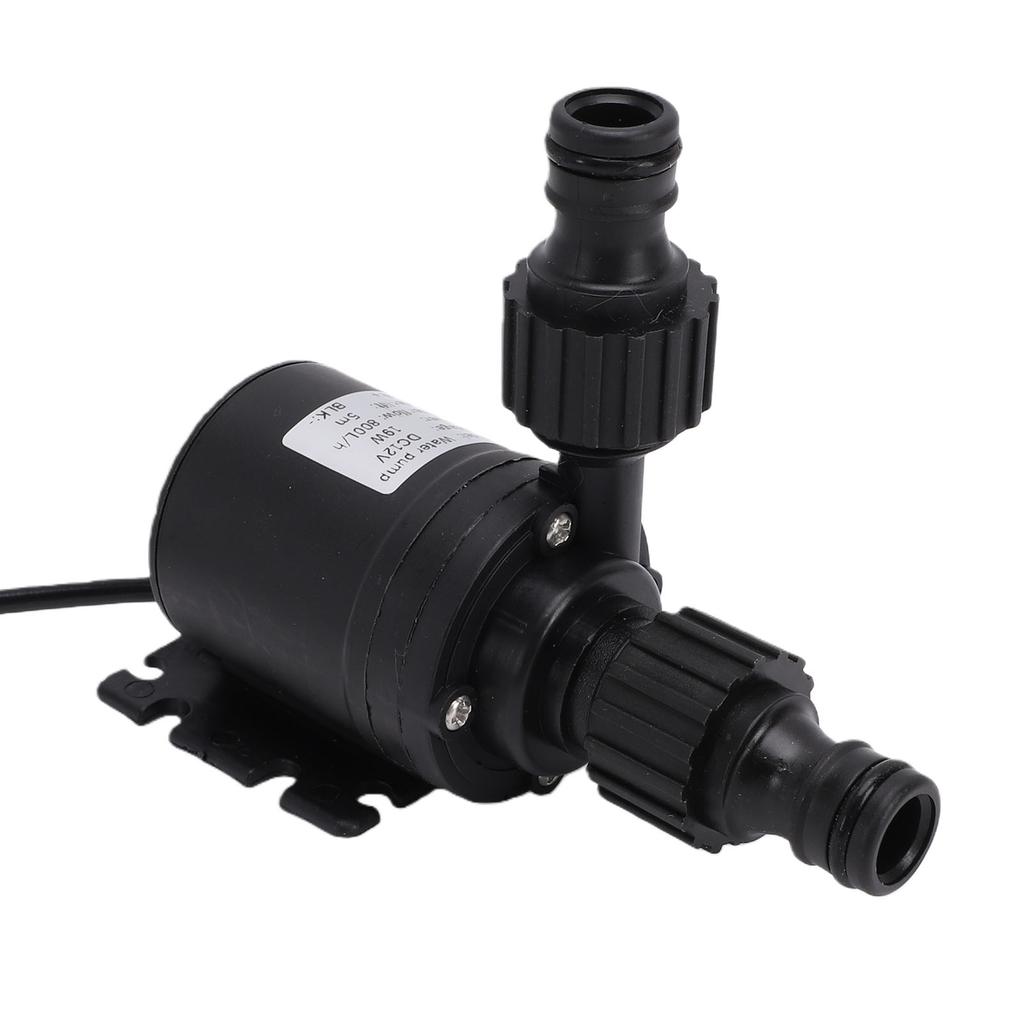 Water Pump 19W 5M Lift 800LPH Flowrate Low Noise Brushless Motor Circulation Pump for Fountain Pool Aquarium Fish Tank