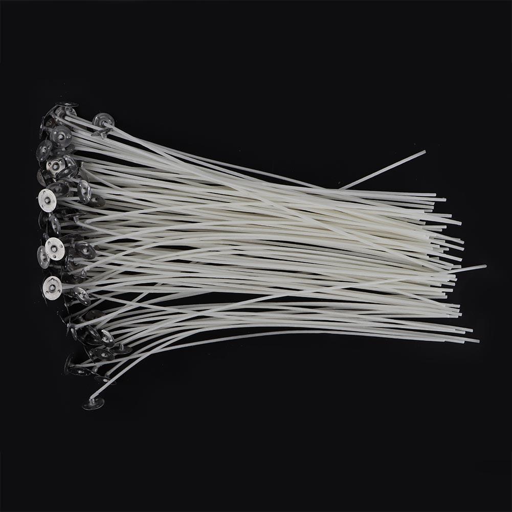 100pcs Low Smoke DIY EcO friendly Handmade Candle Wick Lampwick (20cm)