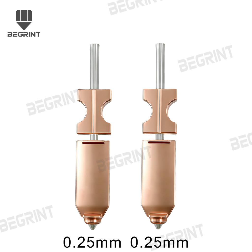 Hardened Steel Nozzle for Flashforge AD5X / ASA, Available in 0.25/0.4/0.6/0.8mm Multiple Sizes, Wear Resistant Premium 3D Parts