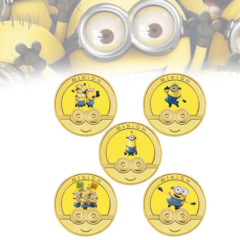 Entzückende Minion Kevin Ich Einfach Unverbesserlich Gedenkmünze Geschenk für Kinder und Freunde