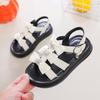 Girls Sandals with Sweet Bows Soft Sole Kids Beach Shoes Versatile 2025 Summer New Children Princess Shoes Casual Non-slip Cute