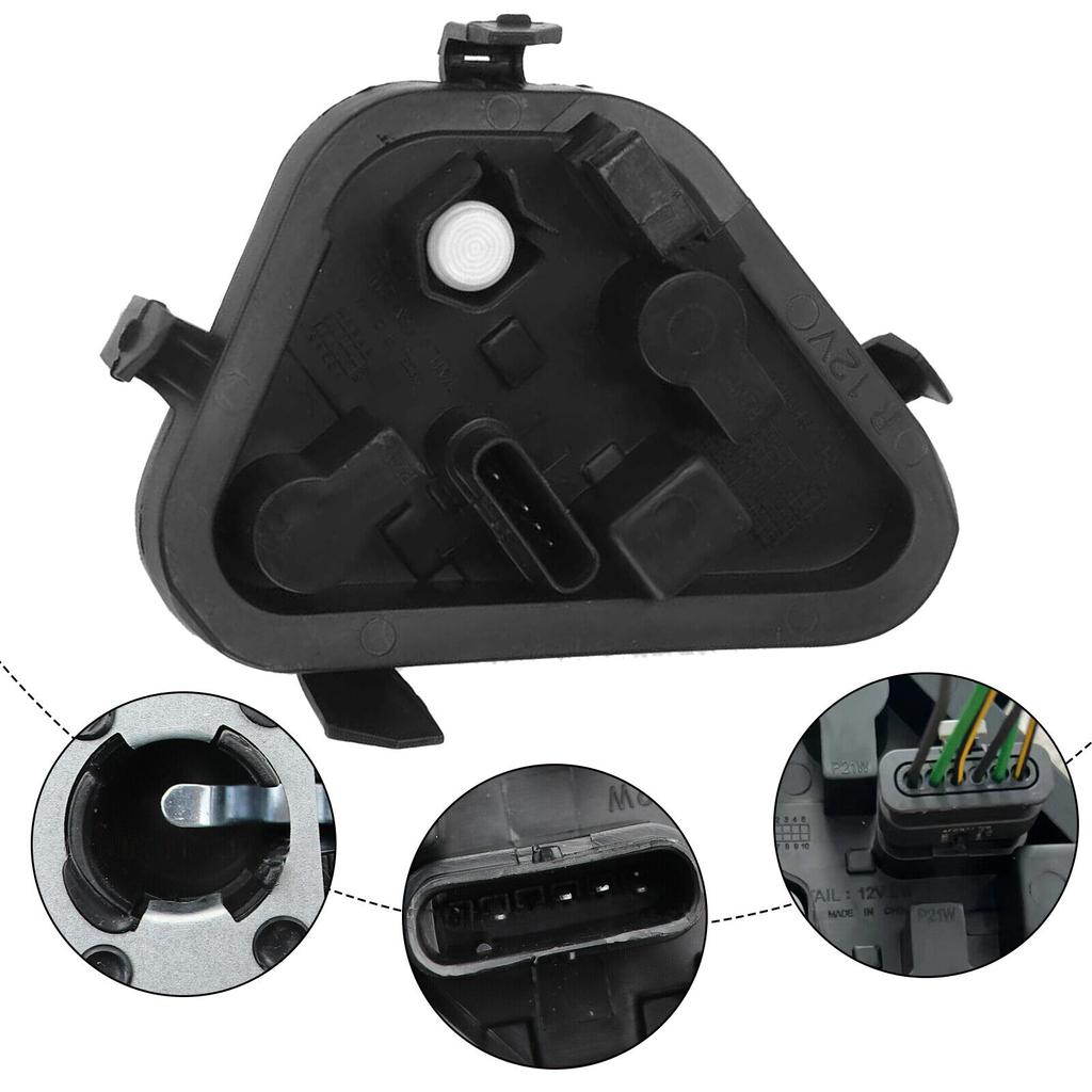 For B*MW 3 Series F30 F80 Right Outer Bulb Socket Tail Light + Plug 63217313044