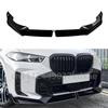 For 2024+ BMW X5 G05 X6 G06 M Sport LCI 30d 40i M60i front bumper lip splitter diffuser spoiler ABS gloss black body kit