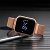 Watch For Women Stylish Luxury Digital Watch Stainless Steel Ladies Watch Luxury Watches Montre Femme Watch Relogio