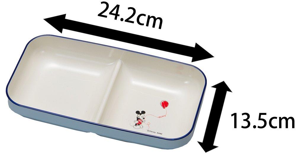 Kano Disney Balloon Series Kids Twin Mickey Mouse 73568 Plate, B, Blue,