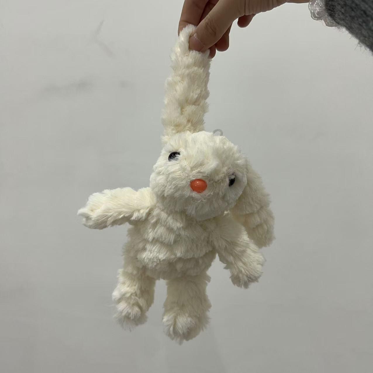 

Очаровательная джинсовая юбка брелок-подвеска в виде плюшевого кролика – сюрприз-бокс кукла-зайчик мягкая игрушка.