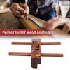 Double Handle Woodwork Rosewood Hand Plane Grooving Carpenter Furniture DIY Wood Plane Kit