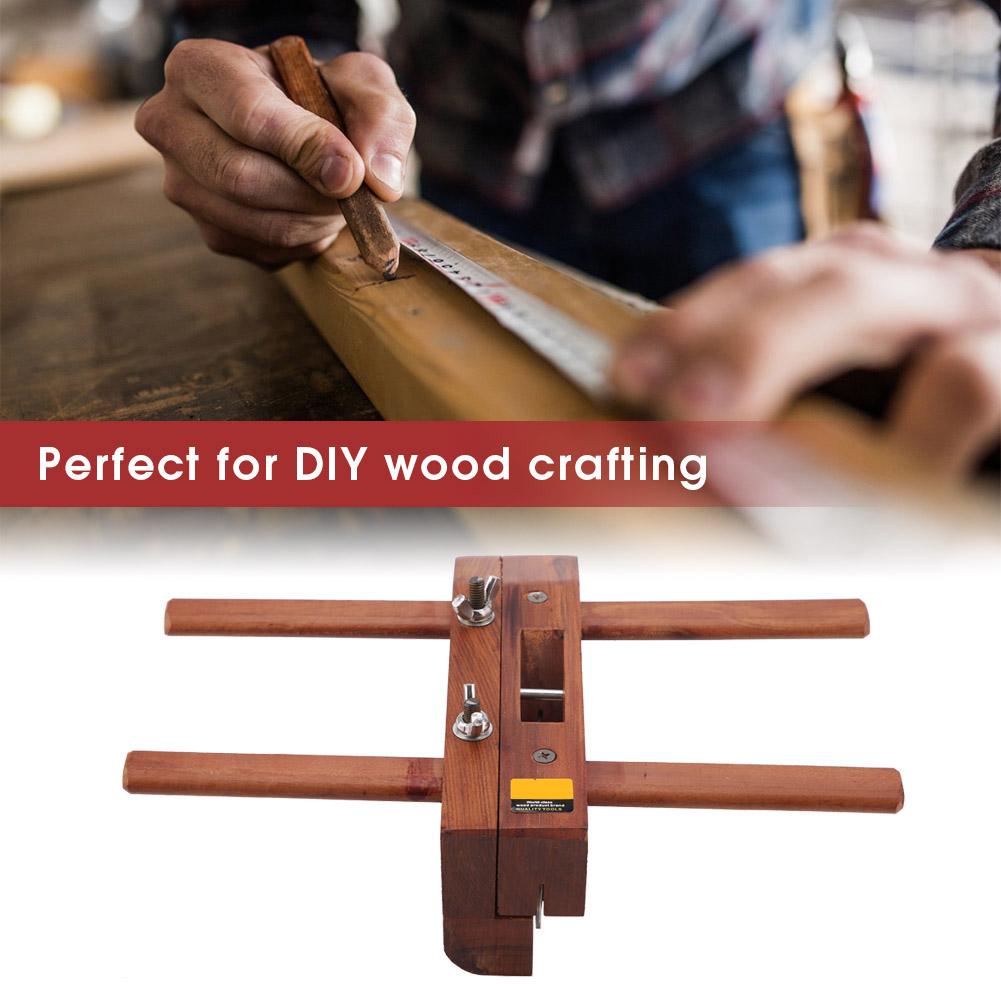 Double Handle Woodwork Rosewood Hand Plane Grooving Carpenter Furniture DIY Wood Plane Kit