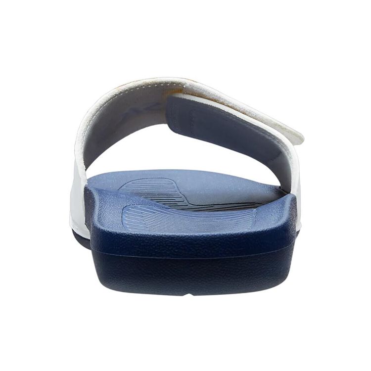 Asics Durable Lightweight Rubber Sole Slide Sandals Unisex Footwear White Blue 1173A005-100