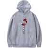 Anime-Inspired Christmas Wine Glass Hoodie Sweatshirt