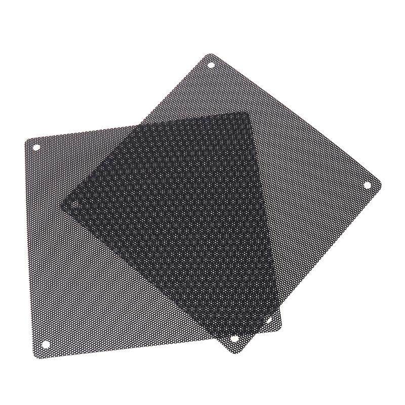 5PCS PVC Fan Dust Filter PC Dustproof Case Cuttable Computer Mesh Cover 40mm 50mm 60mm 70mm 80mm 90mm 120mm 140mm Mesh Black