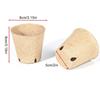 60x Thickened 8 × 8 Round Seedling Cups For Healthy Plant Growth Biodegradable Forseed Starter Pots
