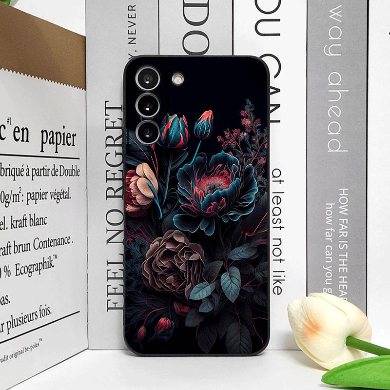 Blumen Pfingstrosen Druck Vintage Blumenmuster Handyhülle für Google Pixel 9A 8A 7A 6A 6 7 PRO 8 9 Pro XL 5G Stoßfest Weiche Hüllen