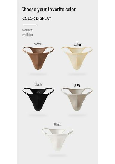 Unisex Seamless Thong: Hip-Hugging Summer Panties for Curvy Figures