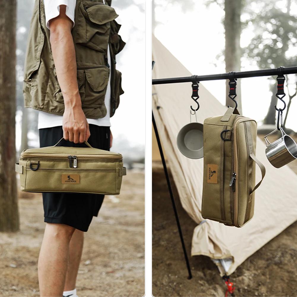 Cooking Utensil Organizer Portable Kitchen Utensil Storage Bag Large Capacity Waterproof Moisture-proof Outdoor Camping Supplies