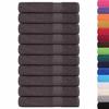 VidaXL Serviettes 10 pcs anthracite 100x200 cm 360 g/m² 100% coton, serviette de plage, serviette d'invité, grande serviette 136699
