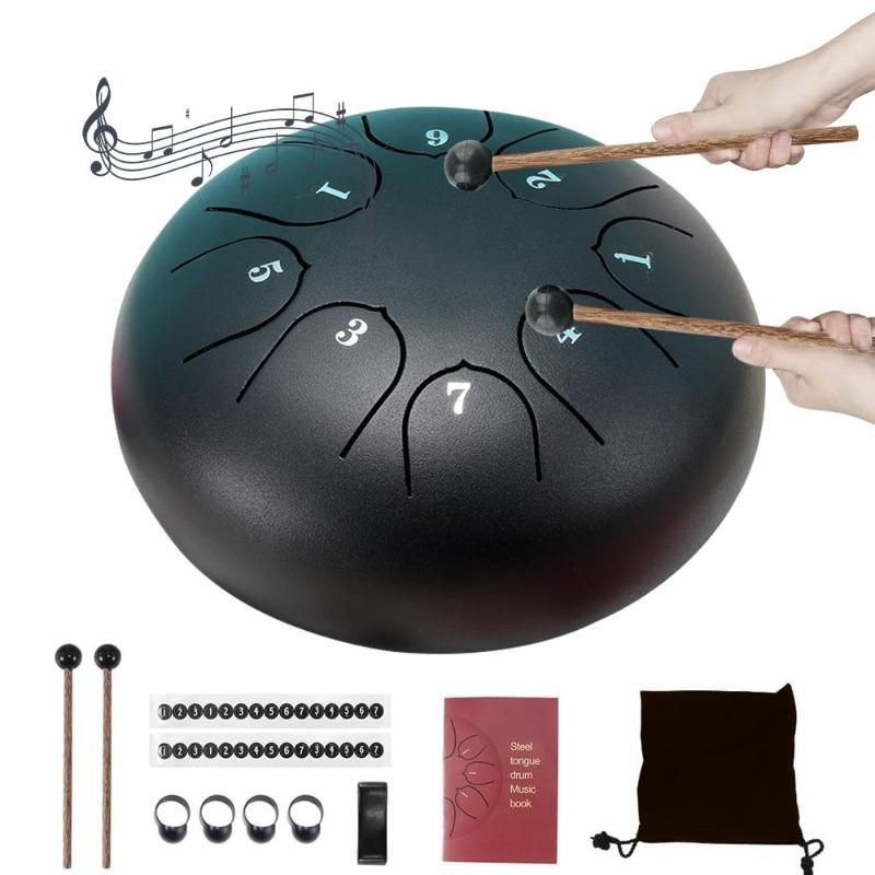 1set 6-inch 8-tone Rain Drum Adult Hand Disc Ethereal Drum Outdoor Children s Hand Drum Forget Worries Hand 2025 Popular