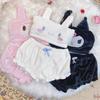 Anime Cinnamoroll My Melody Kuromi Flannel Shorts Set - Sexy Three-Piece