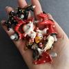 New Arrival Natural Animal & Mushroom Pendant, DIY 18K Gold Oil Painting with Color Retention