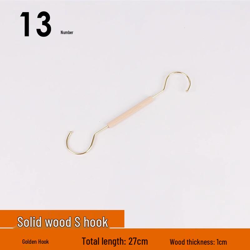 Beech Wood Round Clothing/Scarf Rack - Unpainted Solid Wood Rings Single