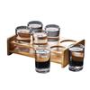 Glass Baijiu Shot Glasses Set with Holder