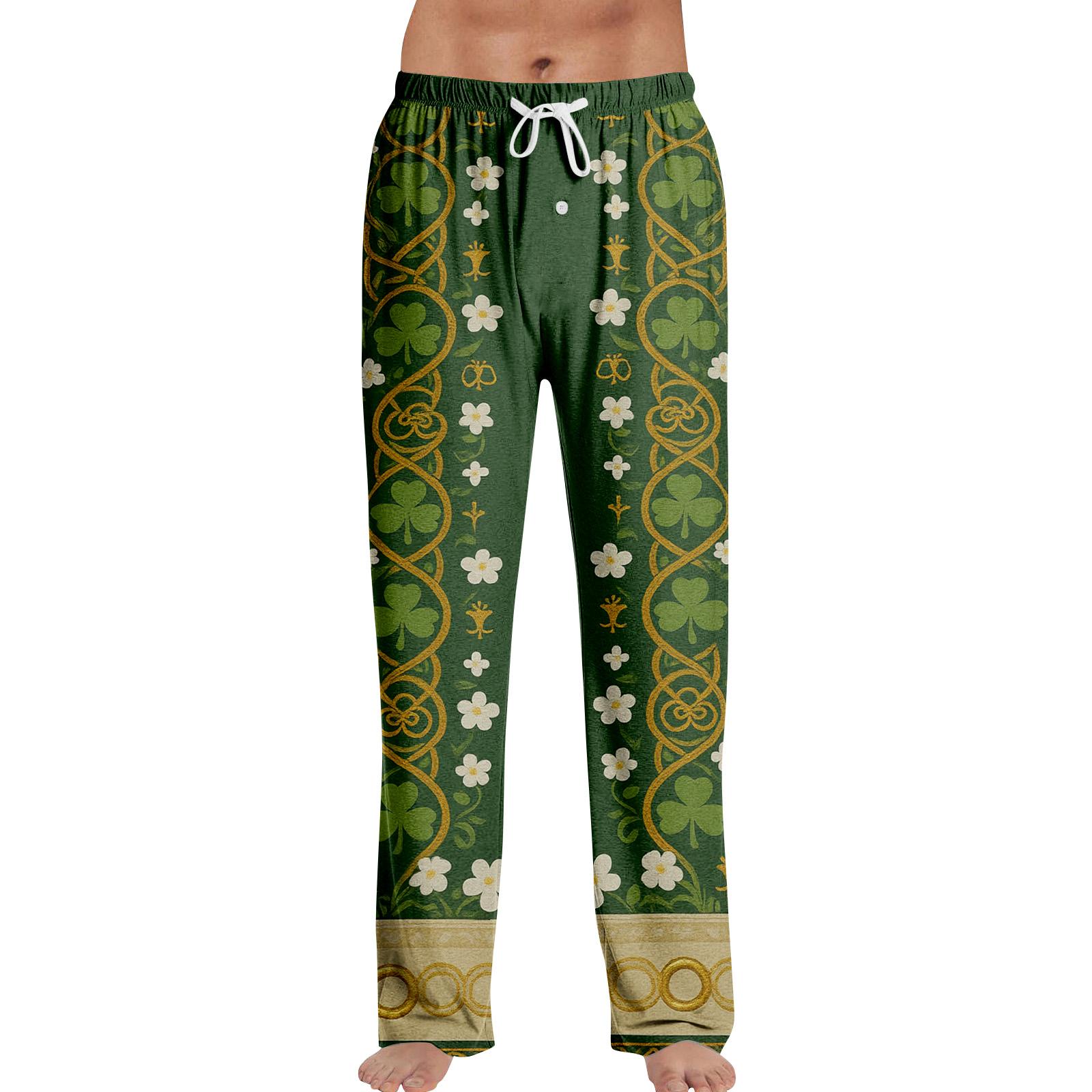 

Men s St. Patrick s Day Print Home Sleep Pants XL