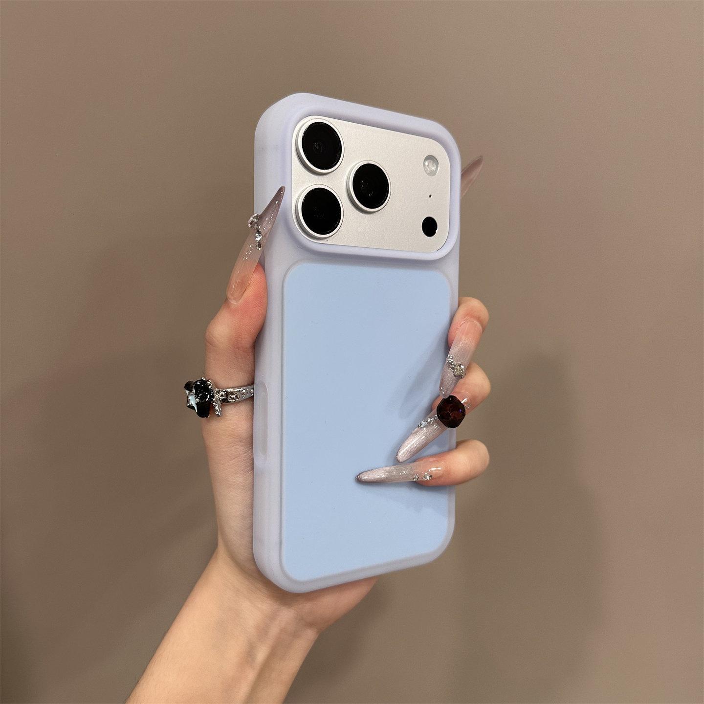 

Liquid Jelly Ice Cream Phone Case for iPhone 17 Pro Max with Full Coverage and Aluminum Buttons. iPhone 15 Pro MAX