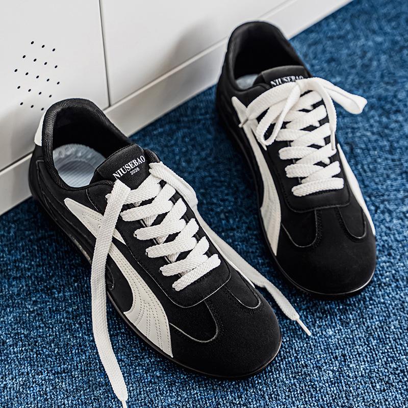 Autumn new German training style men's shoes leather surface casual shoes youth versatile men's shoes