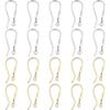 PH PandaHall 20pcs 18K Gold Plated Earring Hooks, French Ear Wire Golden Platinum Fishhook Hoop Earrings Brass Earring Findings Component for DIY