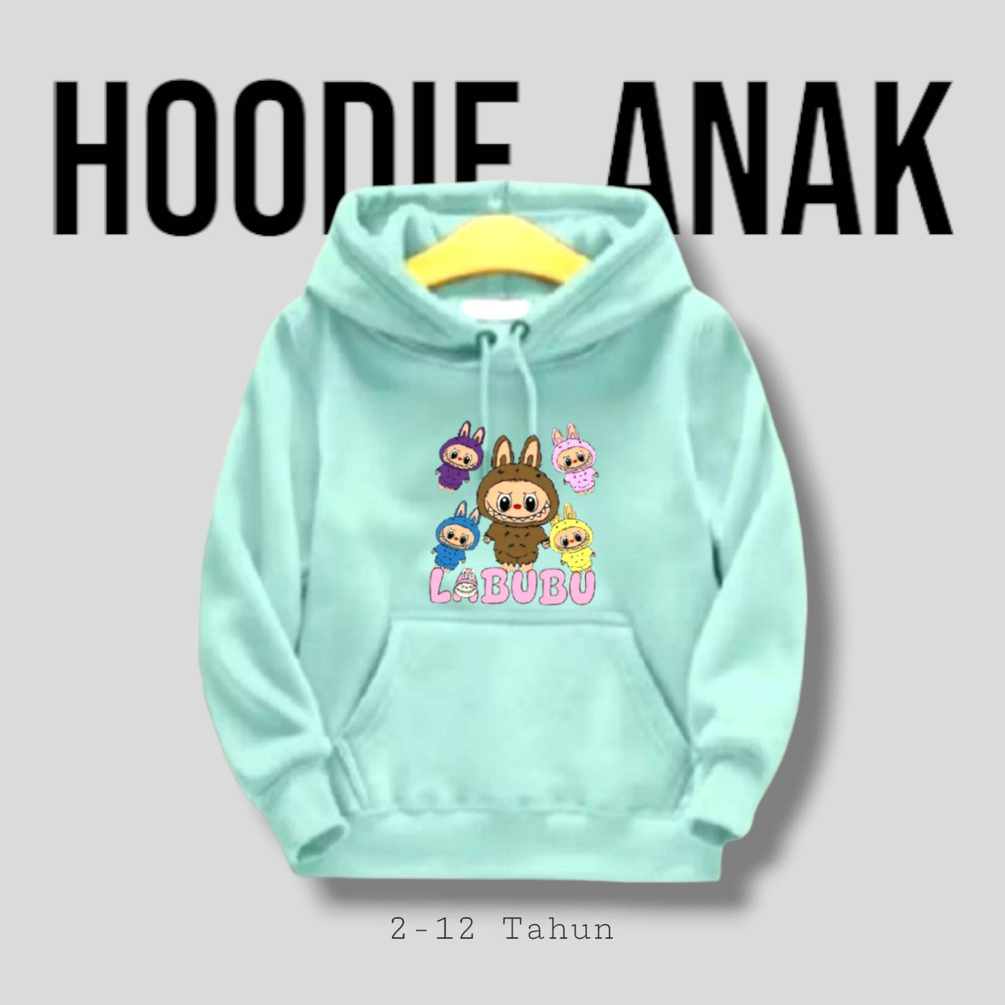 

Детское худи Новое модное Labubu Kids Милое мультяшное повседневное худи 100-160см Мальчики Девочки 160